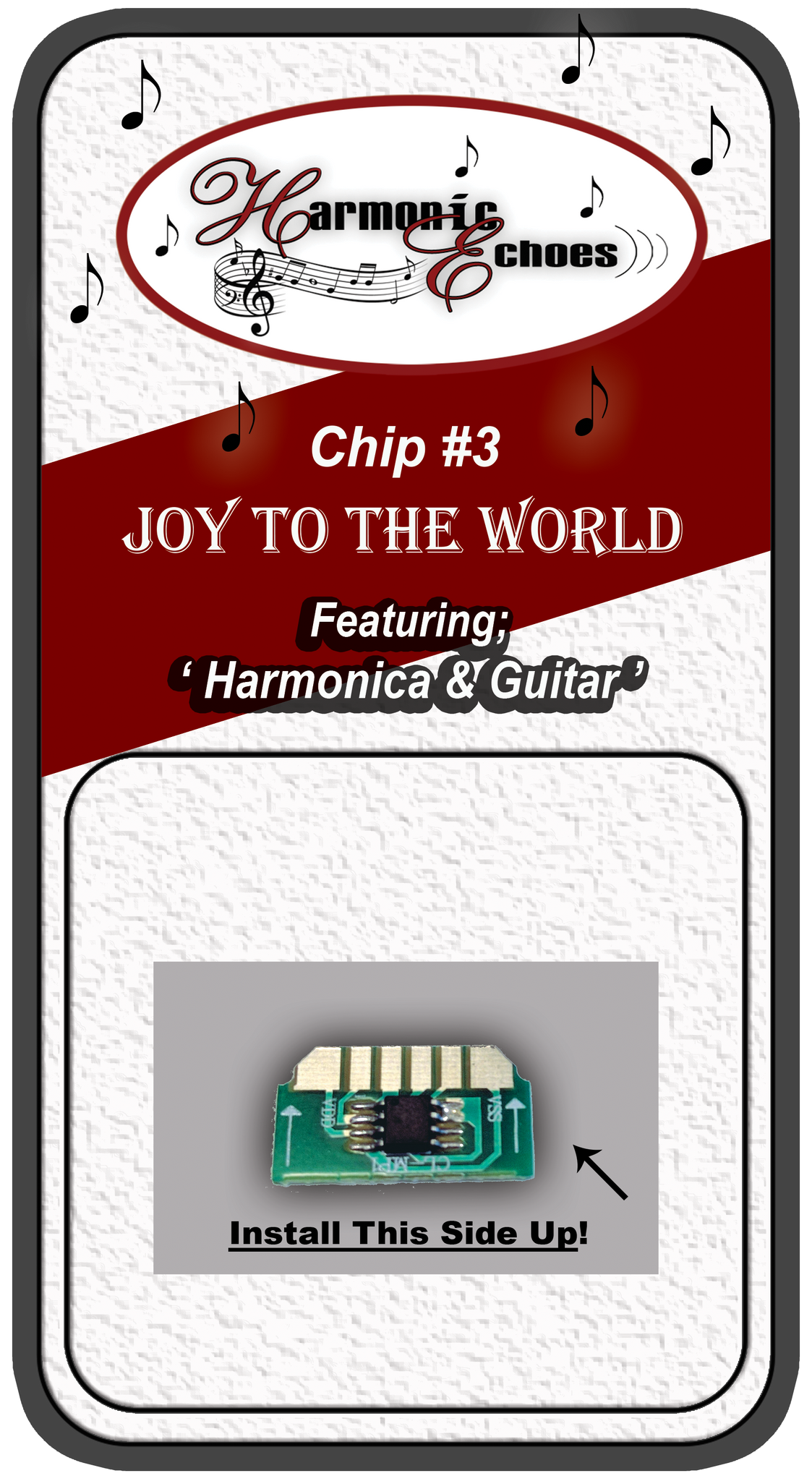 Joy To The World Song Chip  (Item #SC-031218)