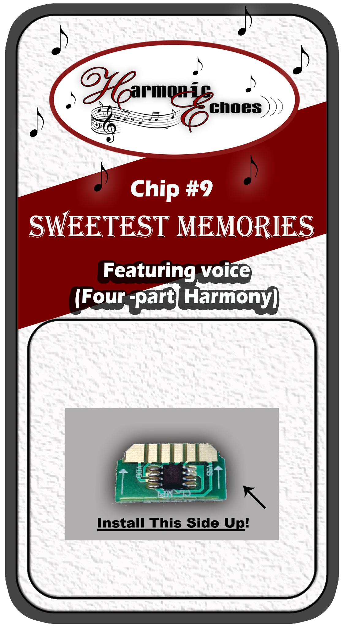 Sweetest Memories Song Chip  (Item #SC-091121)