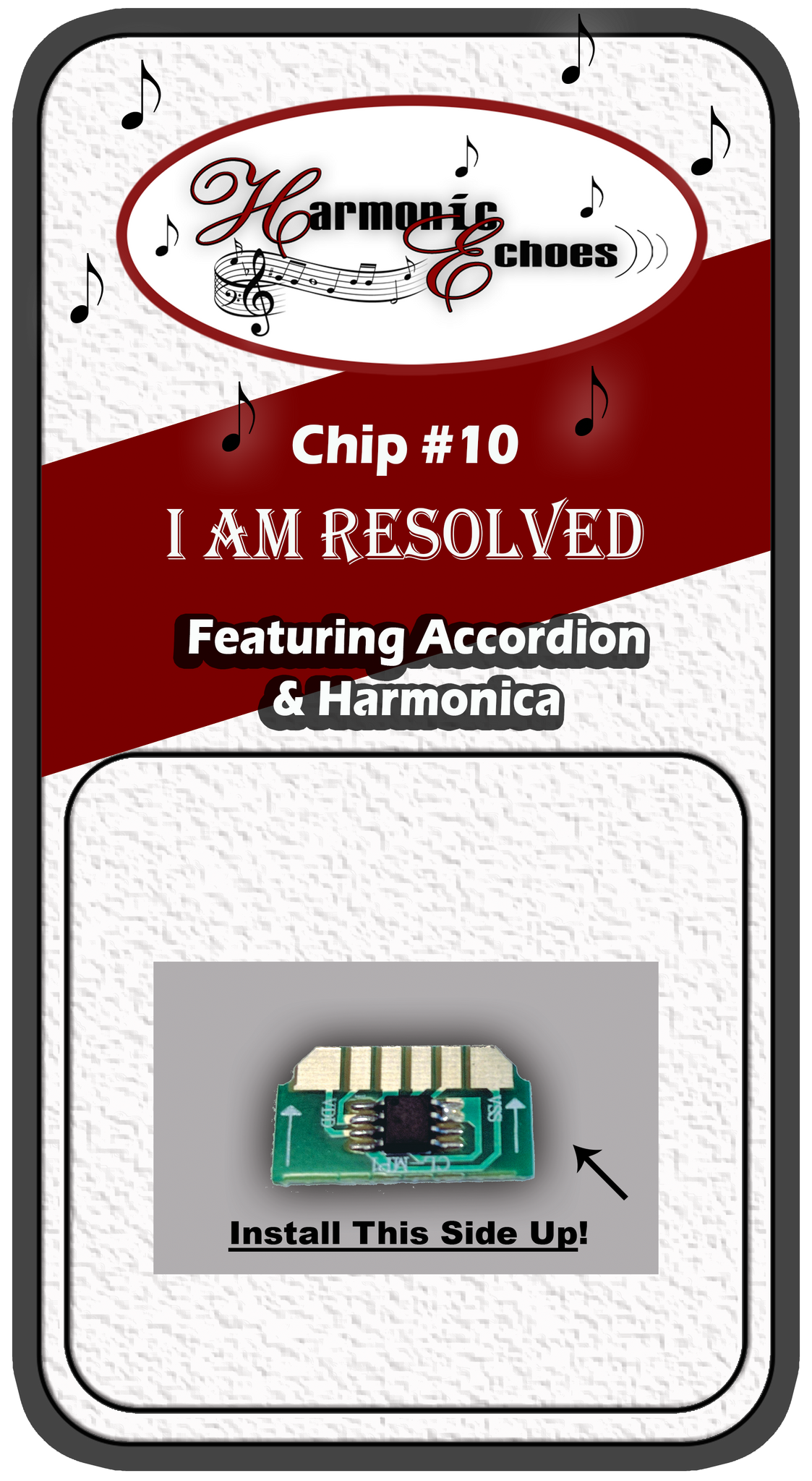 I Am Resolved Song Chip  (Item #SC-100422)