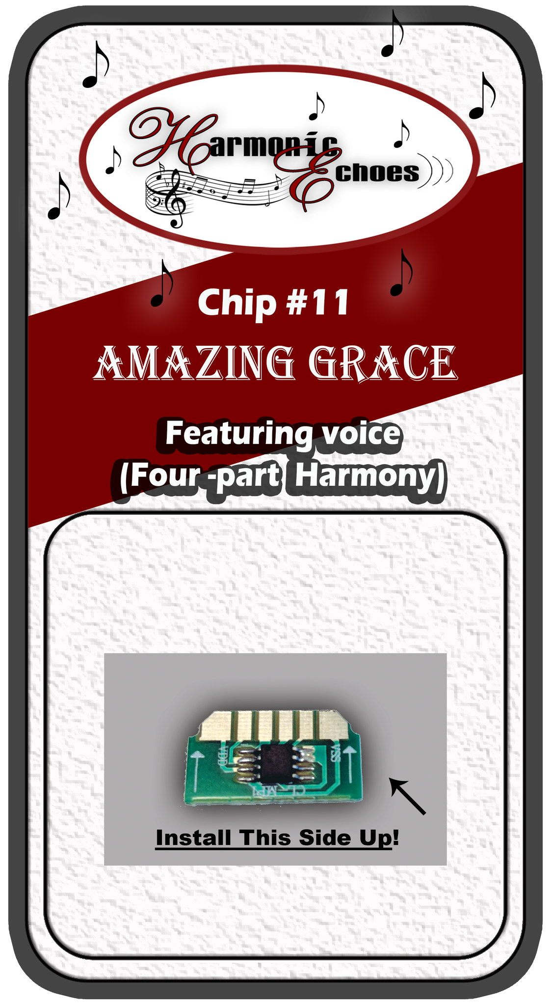 Amazing Grace Song Chip  (Item #SC-111122)