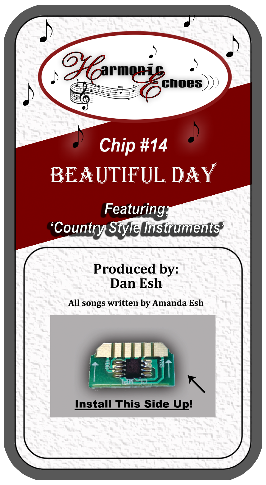 Beautiful Day Song Chip  (Item #SC-141223)